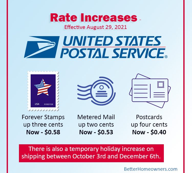 Postal Rate Increase